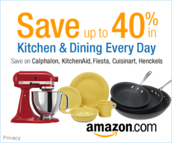 Save up to 40% in Kitchen and Dining Products